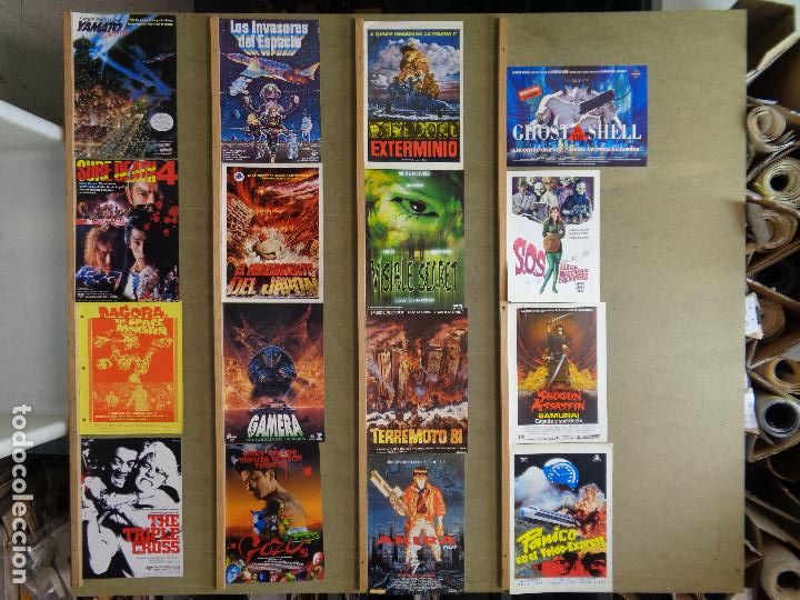 Cinema: G9157 TERROR Y CIENCIA FICCION JAPONES LOTE DE 16 GUIAS ORIGINALES ESPA&Ntilde;OLAS