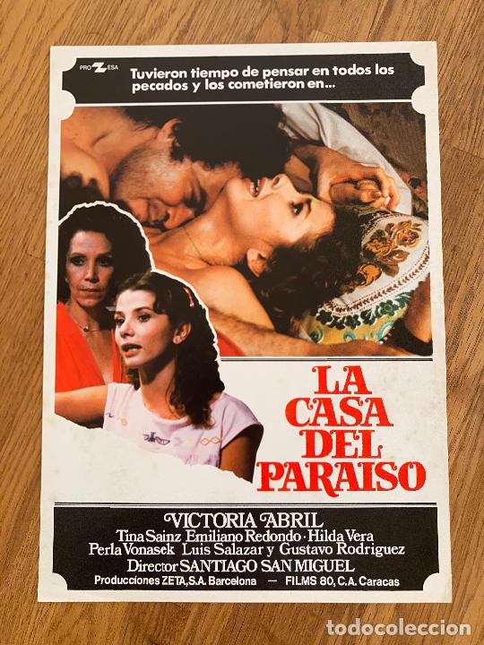 Cine: LA CASA DEL PARAISO - TINA SAINZ / VICTORIA ABRIL - GUIA SENCILLA.