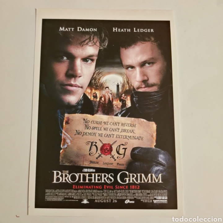 Cin&eacute;ma: MCG72 the brothers Grimm MICRO GUIA TAMA&Ntilde;O 10 X 14,50