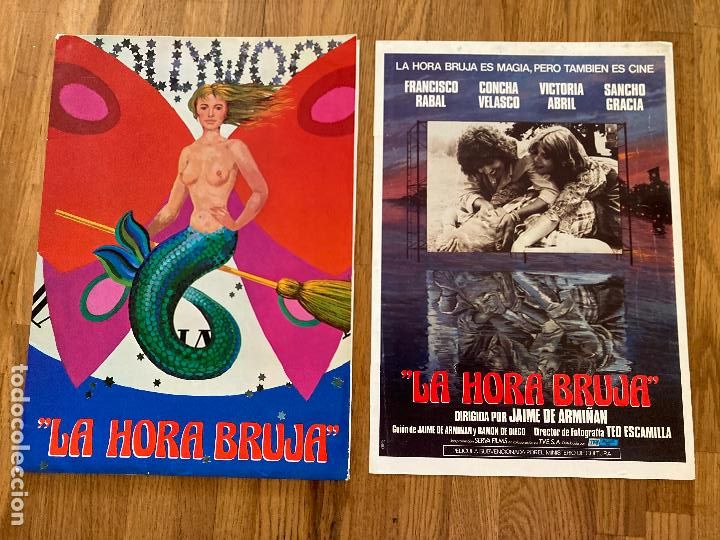 Cine: LA HORA BRUJA - CONCHA VELASCO / VICTORIA ABRIL - GUIA SENCILLA + CARPETA.