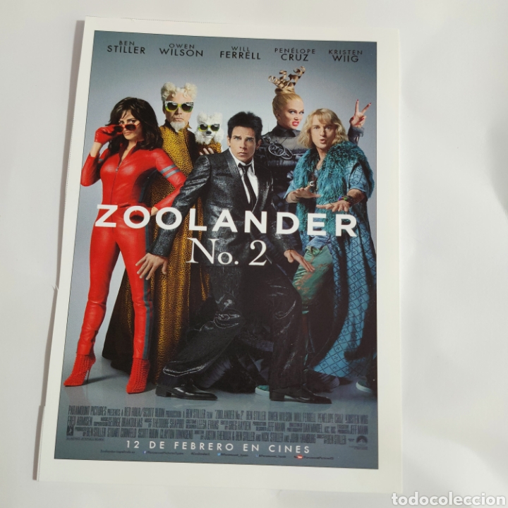 Cinema: MCG81 zoolander 2 MICRO GUIA TAMA&Ntilde;O 10 X 14,50