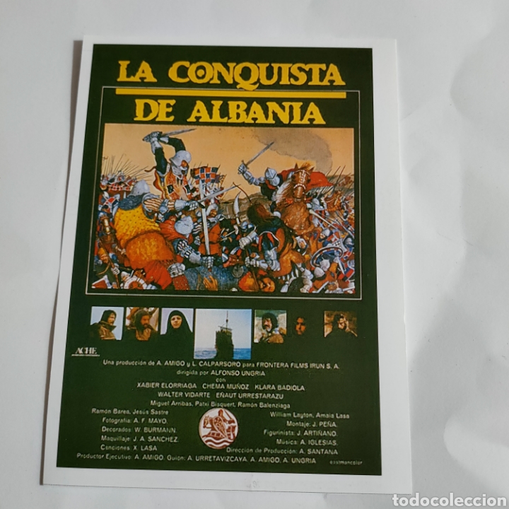 Kino: MCG84 la conquista de Albania MICRO GUIA TAMA&Ntilde;O 10 X 14,50