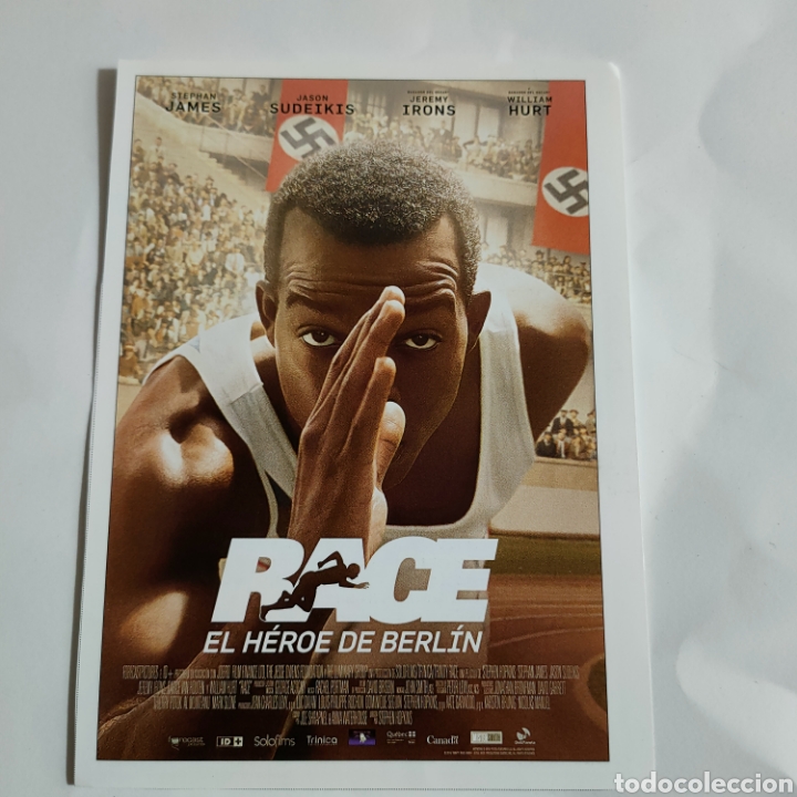 Cin&eacute;ma: MCG84 race el h&eacute;roe de Berl&iacute;n MICRO GUIA TAMA&Ntilde;O 10 X 14,50