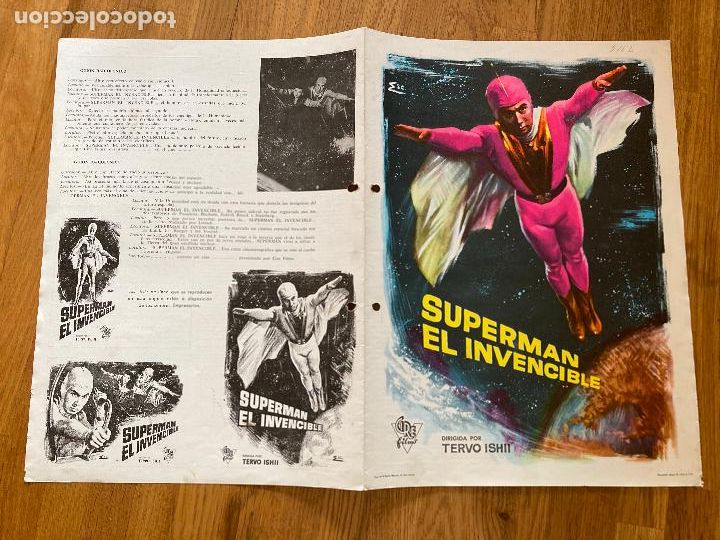 Cine: SUPERMAN EL INVENCIBLE - TERVO ISHII - GUIA DOBLE - MUY DIFICIL.
