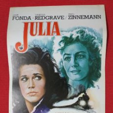Cinema: GUIA ORIGINAL DE ESTRENO. JULIA. CON: JANE FONDA, VANESSA REDGRAVE