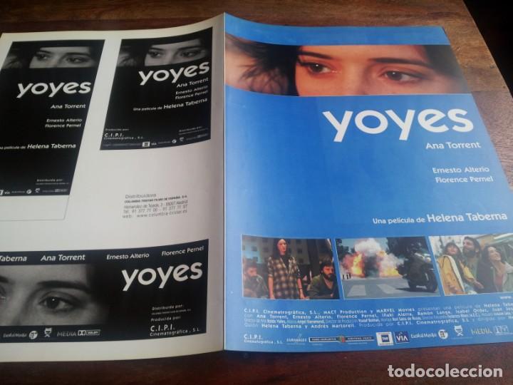 Cine: yoyes - ana torrent, ernesto alterio, isabel ordaz, helena taberna - guia original columbia 1999