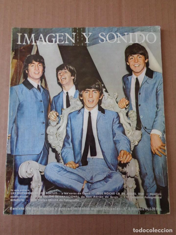 Cine: REVISTA ESPA&Ntilde;OLA IMAGEN Y SONIDO - THE BEATLES 1964 PORTADA E INTERIOR