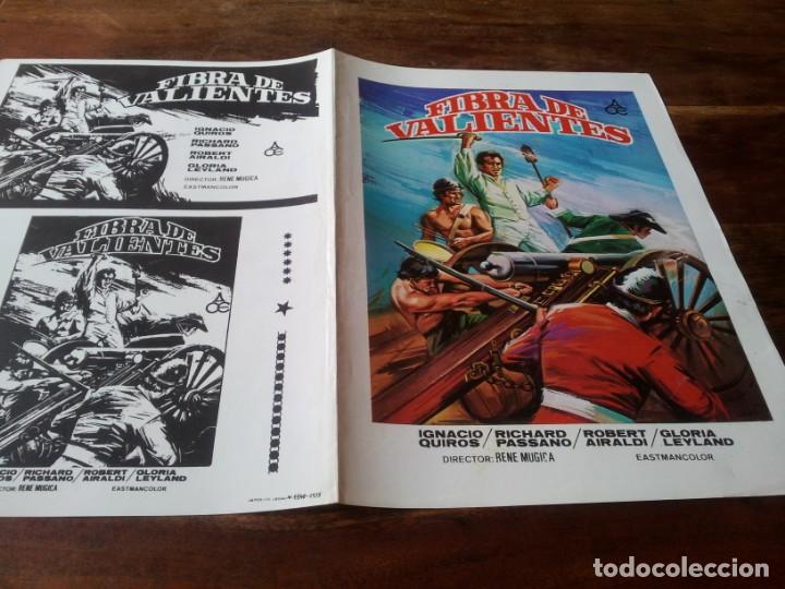 Kino: Fibra de Valientes - Ignacio Quiros, Gloria Leyland, Richard Passano - guia original alianza 1975