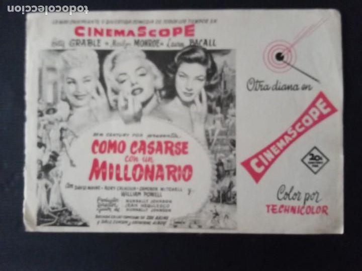 Cine: Como casarse con un millonario marilyn monroe.