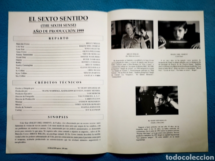 Cine: EL SEXTO SENTIDO - Foto 2