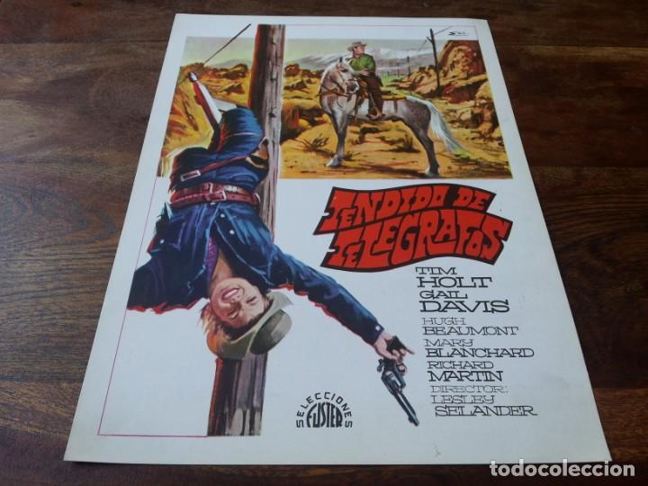 Cine: Tendido de Telegrafos - Tim Holt, Gail Davis, Mary Blanchard - guia original fuster 1968