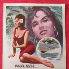 Cine: GUIA DOBLE: LA FURIA DEL PARAGUAY. ISABEL SARLI, ARMANDO BO. AÑO 1974.