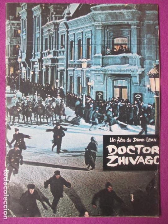 Cine: GUIA PUBLICITARIA CINE DOCTOR ZHIVAGO DAVID LEAN G774