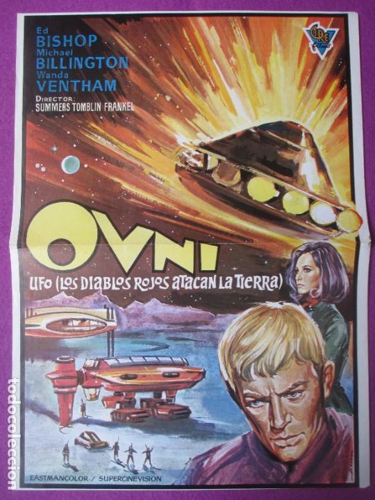 Cine: GUIA PUBLICITARIA CINE OVNI UFO (LOS DIABLOS ROJOS ATACAN LA TIERRA) ED BISHOP G798