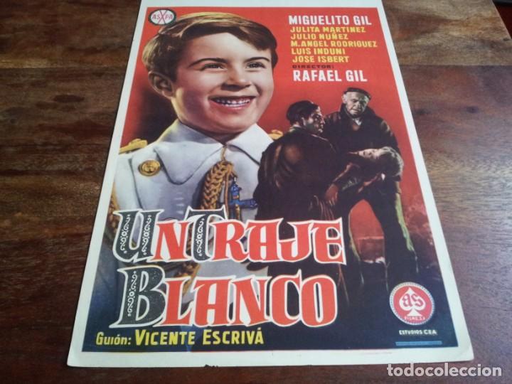 Cine: Un traje blanco - Jose Isbert, Miguelito Gil, Julita Martinez - guia original as films 1956