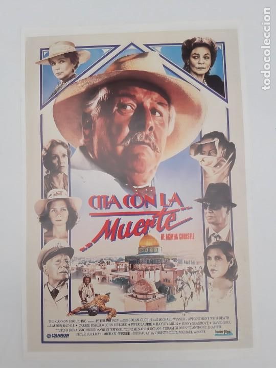 Cine: ANTIGUA GUIA PUBLICITARIA CINE CITA CON LA MUERTE AGATHA CHRISTIE G311 RV