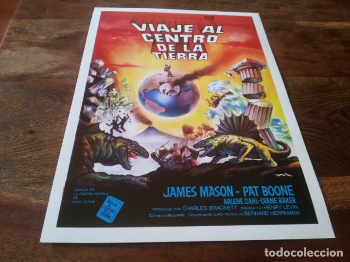 Cine: Viaje al centro de la Tierra - Jason Mason, Pat Boone- guia original Cooper films reposicion
