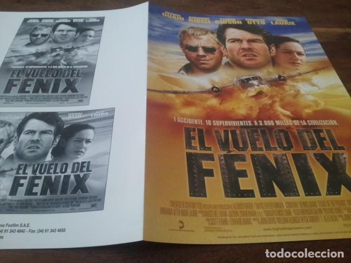 Cinema: El vuelo del F&eacute;nix - Dennis Quaid,Giovanni Ribisi,Miranda Otto,Hugh Laurie - guia original fox 2004