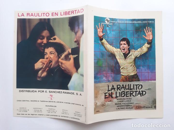 Kino: ANTIGUA GUIA PUBLICITARIA CINE LA RAULITO EN LIBERTAD JANO RV 164