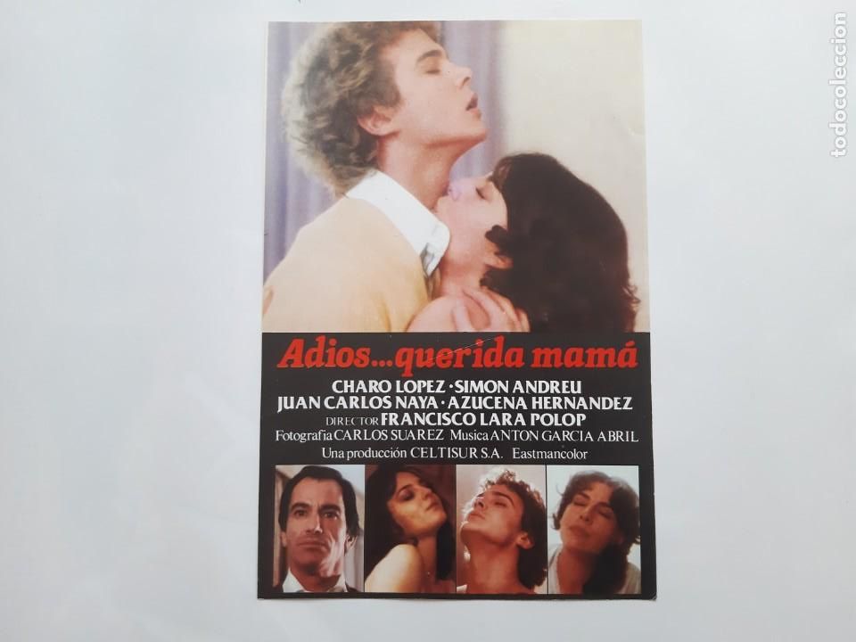 Kino: ANTIGUA GUIA PUBLICITARIA CINE ADIOS... QUERIDA MAMA CHARO LOPEZ RV 199