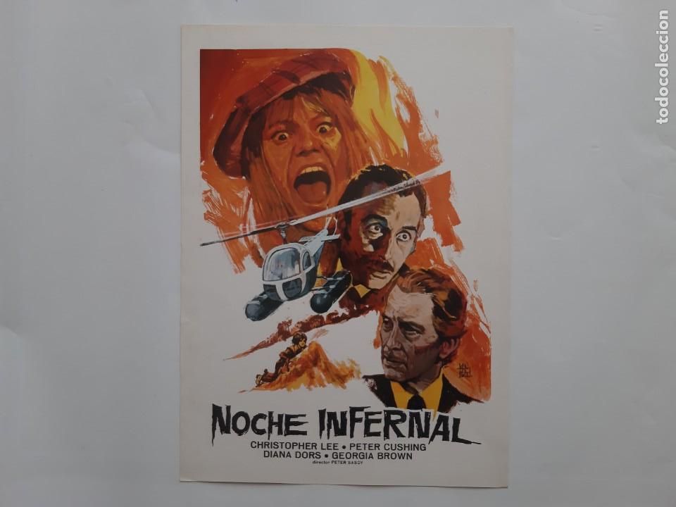 Kino: ANTIGUA GUIA PUBLICITARIA CINE NOCHE INFERNAL MONTALBAN RV 219