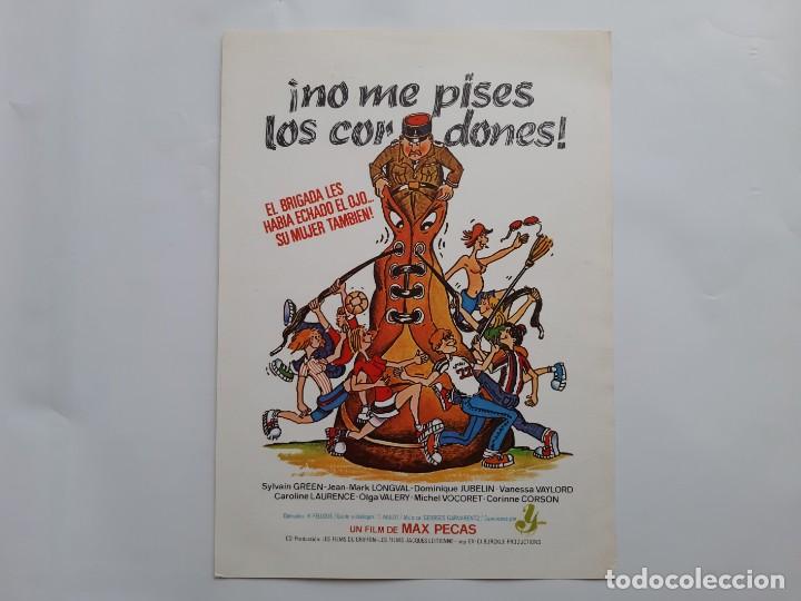 Kino: ANTIGUA GUIA PUBLICITARIA CINE NO ME PISES LOS CORDONES RV 233