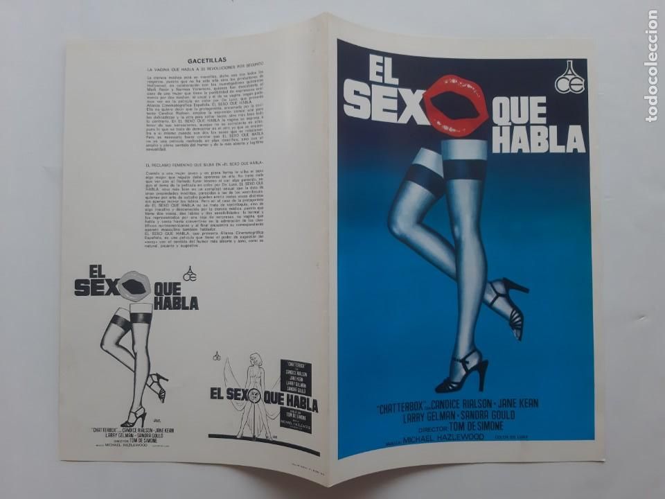 Kino: ANTIGUA GUIA PUBLICITARIA CINE EL SEXO QUE HABLA RV 297