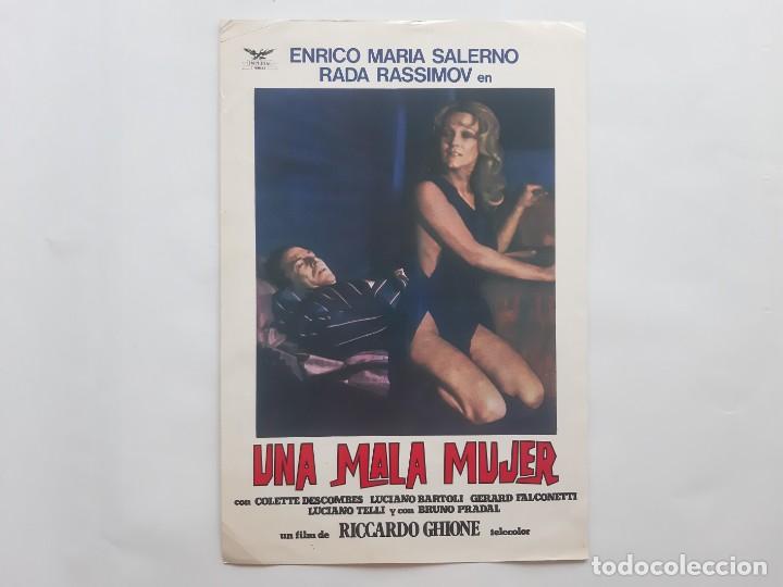 Kino: ANTIGUA GUIA PUBLICITARIA CINE UNA MALA MUJER RV 313