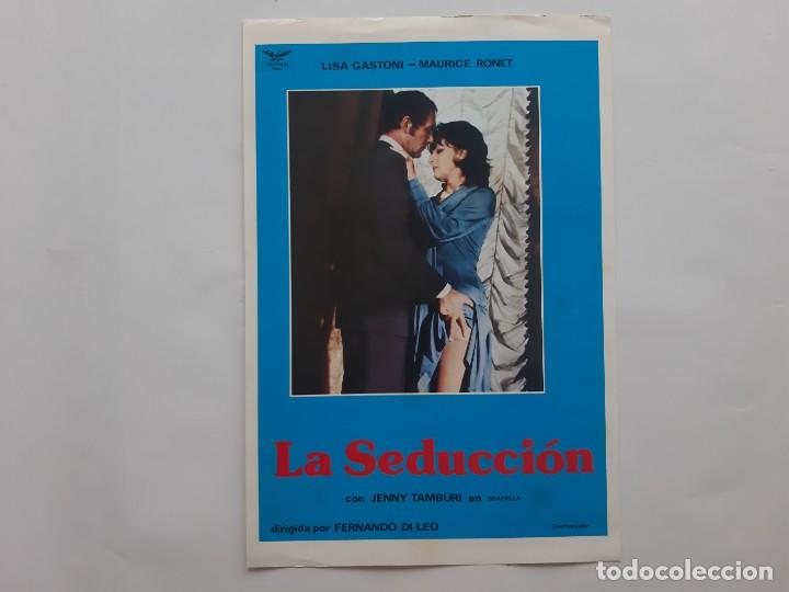 Kino: ANTIGUA GUIA PUBLICITARIA CINE LA SEDUCCION RV 314