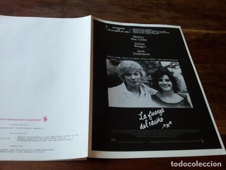 Cine: La fuerza del cari&ntilde;o - Debra Winger, Shirley MacLaine, Jack Nicholson - guia original C.I.C 1983