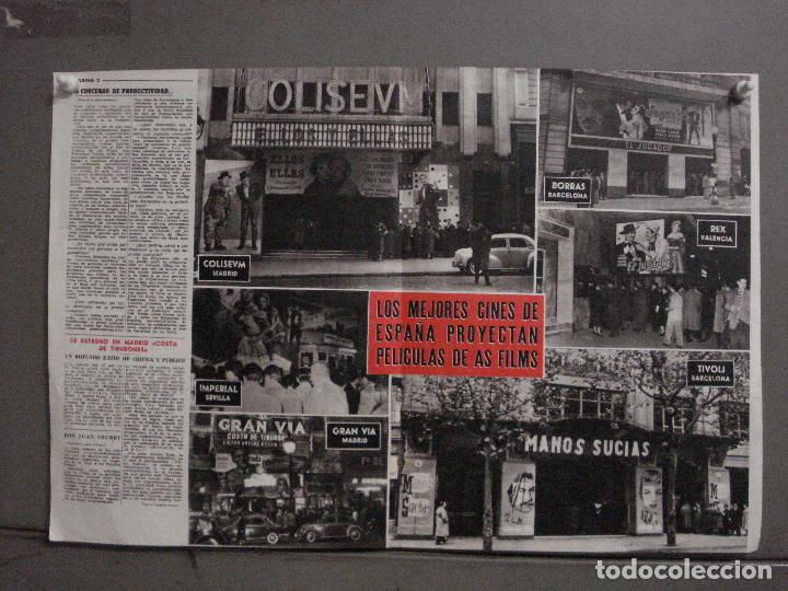 Cinema: G9337 NOTICIARIO ORIGINAL AS FILMS ENERO 1958 FACHADAS DE CINES MADRID BARCELONA VALENCIA SEVILLA