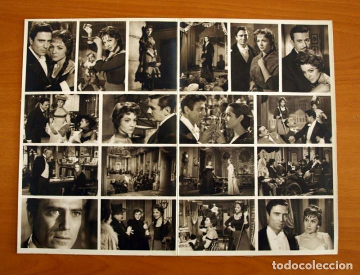 Cine: La Violetera -Sara Montiel, Raf Vallone -Cartel de fotos de la Pel&iacute;cula -Dipenfa a&ntilde;o 1957, ver fotos