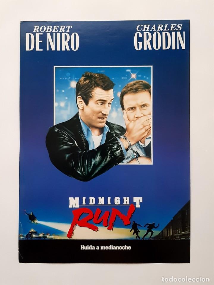 Cine: ANTIGUA GUIA PUBLICITARIA CINE RUN HUIDA A MEDIANOCHE ROBERT DE NIRO RV 336