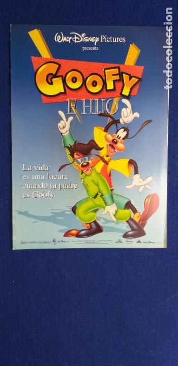 Cine: Guia doble. Goofy e hijo. Animacion. Walt DISNEY. Buenavista, 1995
