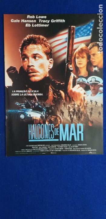 Cine: GU&Iacute;A PUBLICITARIA. 8 P&Aacute;GINAS. HALCONES DE MAR, LAUREN FILMS, ROB LOWE