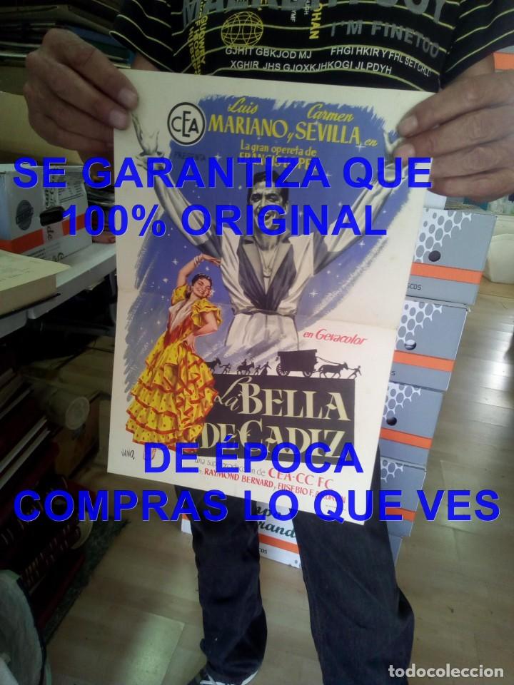 Cine: LA BELLA DE CADIZ CARMEN SEVILLA CARTEL GUIA CN