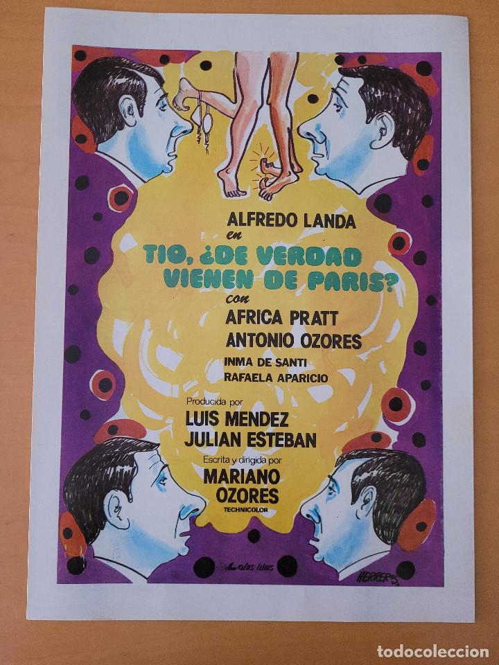 Kino: T&iacute;o, &iquest;de verdad vienen de Par&iacute;s?. Alfredo Landa, Rafaela Aparicio. GUIA DE CINE