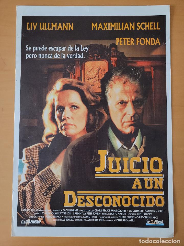 Kino: Juicio a un desconocido Liv Ullmann, Maximilian Schell GUIA DE CINE
