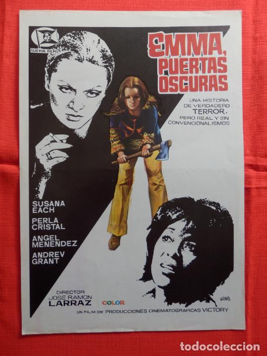 Cine: Emma puertas oscuras, guia sencilla, Susana Each, portada Jano, 1974