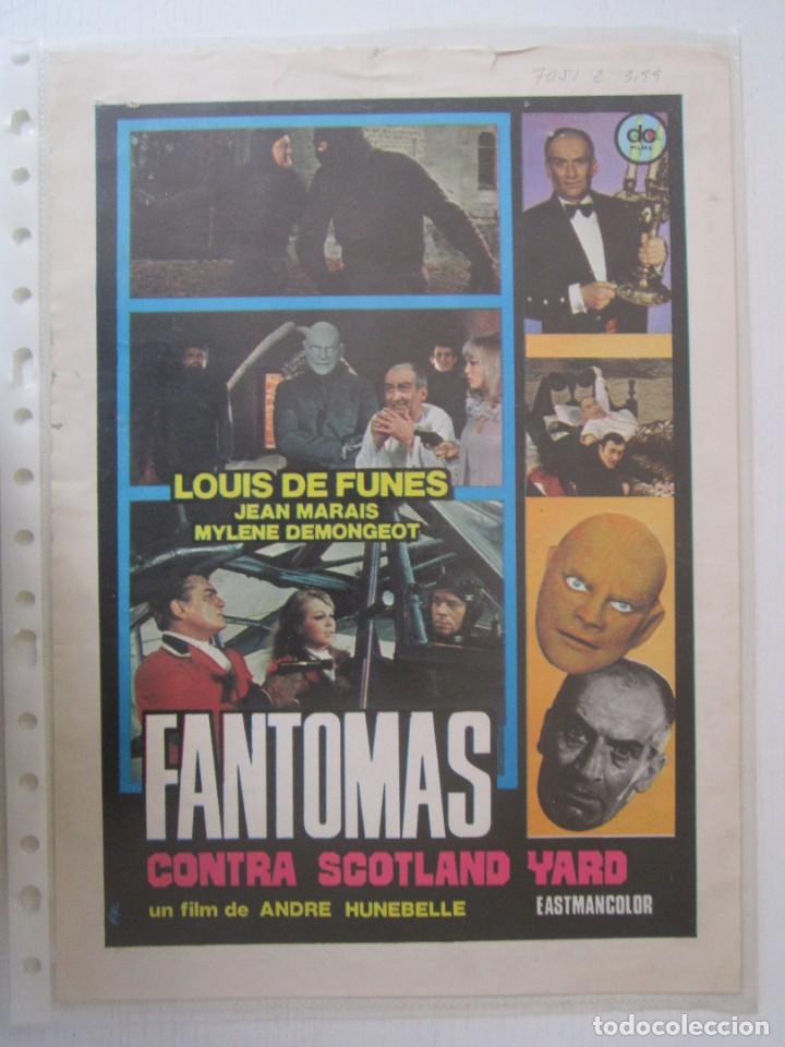 Cinema: CARTEL DE CINE 20X30CM. DE FANTOMAS