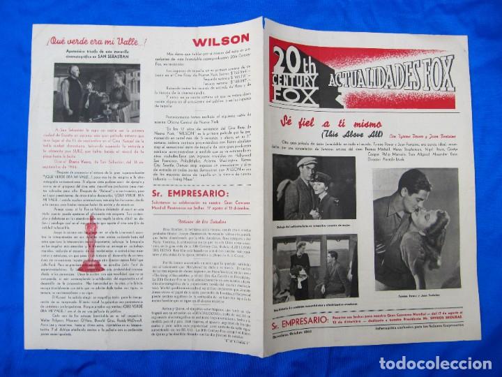 Cine: 20 TH CENTURY FOX. ACTUALIDADES FOX, 1944. PRESS BOOK.