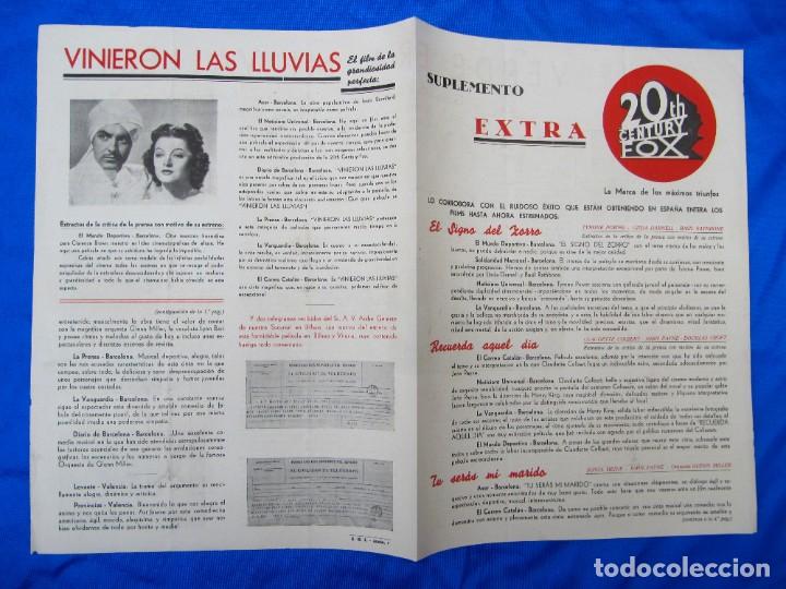 Cine: 20 TH CENTURY FOX. ACTUALIDADES FOX, SUPLEMENTO EXTRA, 1944. &iexcl; QU&Eacute; VERDE ERA MI VALLE ! PRESS BOOK.