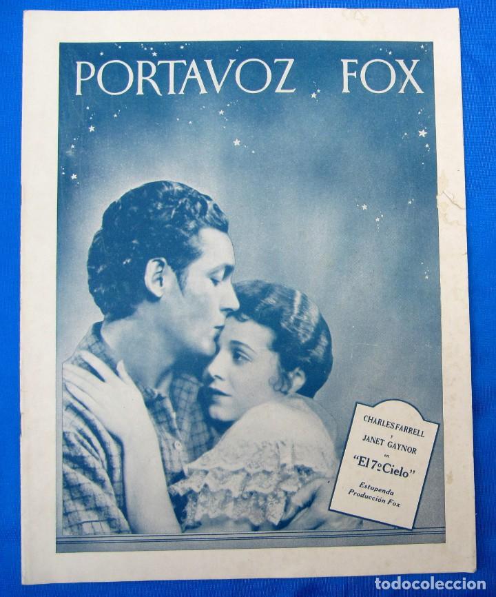 Cine: 20 TH CENTURY FOX. PORTAVOZ FOX. VOL V, N&ordm; 4, 1927. PRESS BOOK.