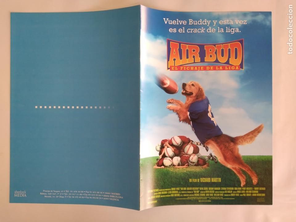 Cinema: ANTIGUA GUIA PUBLICITARIA CINE AIR BUD EL FICHAJE DE LA LIGA RV 447