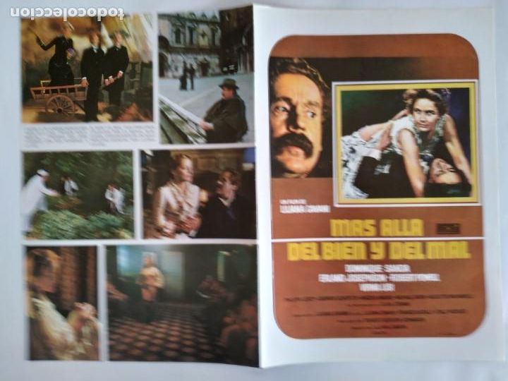 Cinema: ANTIGUA GUIA PUBLICITARIA CINE MAS ALLA DEL BIEN Y DEL MAL RV 476
