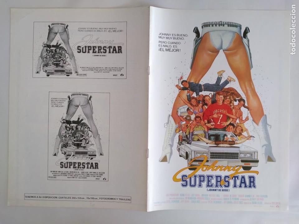 Cinema: ANTIGUA GUIA PUBLICITARIA CINE JOHNNY SUPERSTAR RV 574