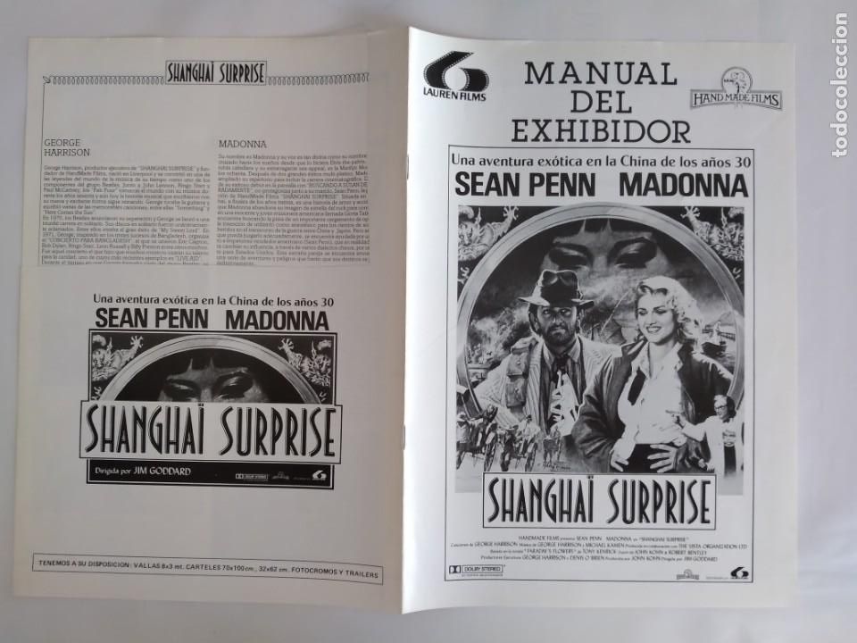 Cine: ANTIGUA GUIA PUBLICITARIA CINE SHANGHAI SURPRISE MADONNA RV 576