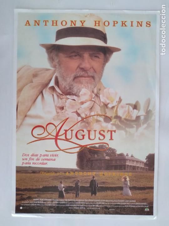 Cinema: ANTIGUA GUIA PUBLICITARIA CINE AUGUST ANTHOY HOPKINS RV 608