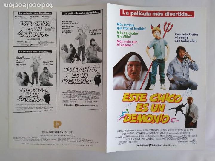 Cinema: ANTIGUA GUIA PUBLICITARIA CINE ESTE CHICO ES UN DEMONIO RV 617