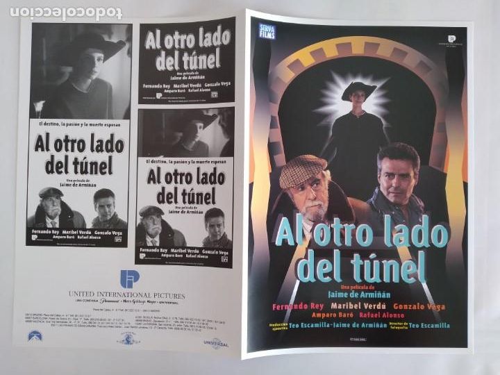 Cinema: ANTIGUA GUIA PUBLICITARIA CINE AL OTRO LADO DEL TUNEL RV 620